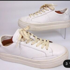 Soludos Ibiza leather sneakers with ortholite insoles